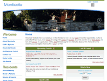 Tablet Screenshot of monticellohoa.com